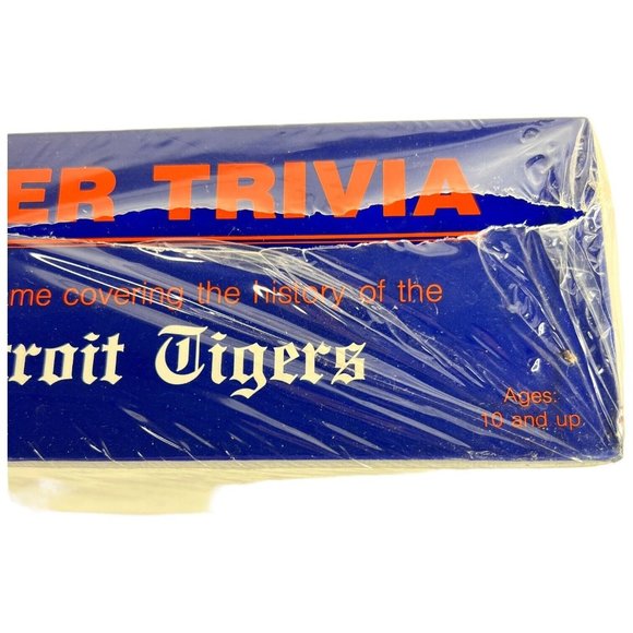 Vintage 1989 Detroit Tiger Trivia Board Game New Factory Sealed Baseball History - Picture 4 of 6